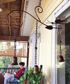 Happy Gardens Butterfly And Leaf Wind Chime