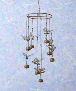 Happy Gardens Mobiles & Wind Chimes Butterfly Bells Mobile