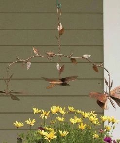 Happy Gardens Butterfly Branch Hanging Mobile Mobiles & Wind Chimes