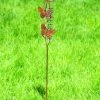 Happy Gardens Butterfly Duo Rain Gauge Garden Stakes & Rain Gauges 2 Happy Gardens Butterfly Duo Rain Gauge Garden Stakes & Rain Gauges