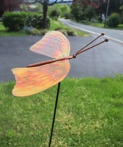Happy Gardens Butterfly Garden Stake Bold Garden Stakes & Rain Gauges
