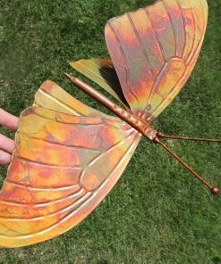 Happy Gardens Butterfly Garden Stake Bold Garden Stakes & Rain Gauges