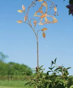 Happy Gardens Garden Stakes & Rain Gauges Butterfly On Branch Garden Stake