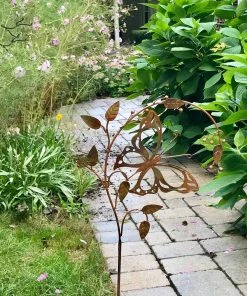 Happy Gardens Garden Stakes & Rain Gauges Butterfly On Branch Garden Stake
