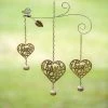 Happy Gardens Mobiles & Wind Chimes Butterfly Open Hearts Wind Chime