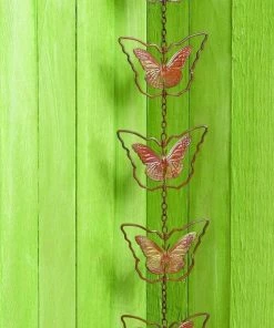Happy Gardens Butterfly Rain Chain