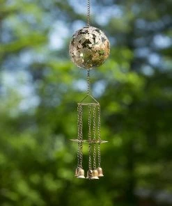 Happy Gardens Butterfly Sphere Wind Chime Mobiles & Wind Chimes