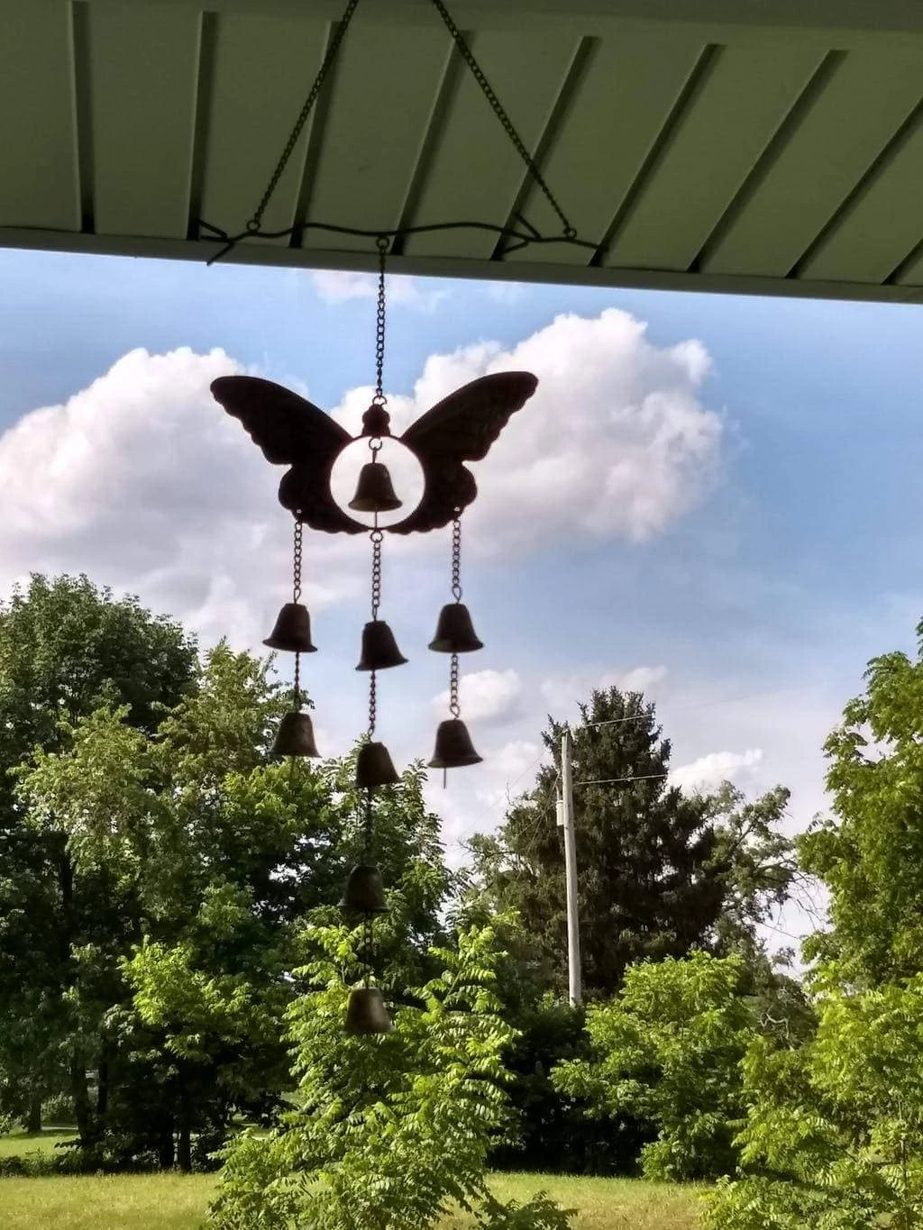 Happy Gardens Butterfly With Bells Wind Chime Mobiles & Wind Chimes 4 Happy Gardens Butterfly With Bells Wind Chime Mobiles & Wind Chimes