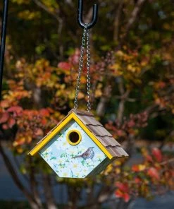 Happy Gardens Camellia Printed Wren Birdhouse