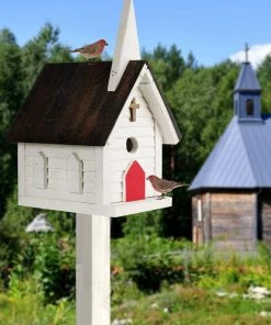 Happy Gardens Cameron Country Church Birdhouse