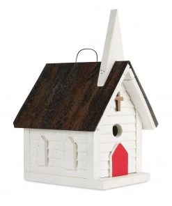 Happy Gardens Cameron Country Church Birdhouse