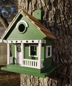 Happy Gardens Cannabis Cottage Birdhouse Birdhouses/Baths