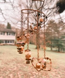 Happy Gardens Cascading Hearts And Bells Mobile Mobiles & Wind Chimes