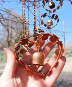 Happy Gardens Cascading Hearts And Bells Mobile Mobiles & Wind Chimes