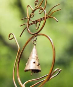 Happy Gardens Cats W/Bells Wind Chime Mobiles & Wind Chimes