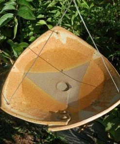 Happy Gardens Birdhouses/Baths Ceramic Bird Bath, Small