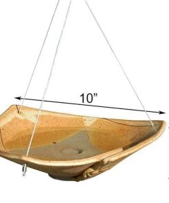 Happy Gardens Birdhouses/Baths Ceramic Bird Bath, Small