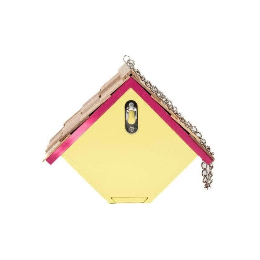 Happy Gardens Birdhouses/Baths Cherokee Rose Printed Wren Birdhouse 8 Happy Gardens Birdhouses/Baths Cherokee Rose Printed Wren Birdhouse