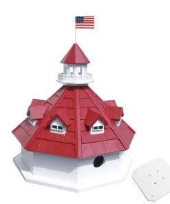 Happy Gardens Birdhouses/Baths Chesapeake Bay Lighthouse Bird House