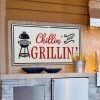 Happy Gardens Garden Signs Chillin & Grillin Sign