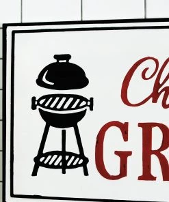 Happy Gardens Garden Signs Chillin & Grillin Sign