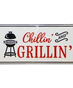 Happy Gardens Garden Signs Chillin & Grillin Sign