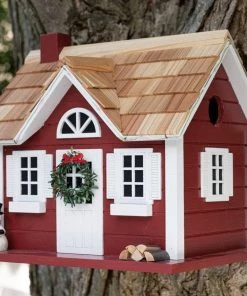 Happy Gardens Christmas Cape Birdhouse With LED Lights