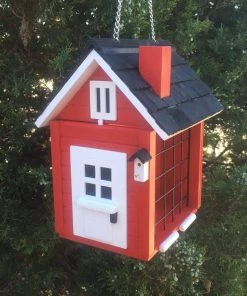 Happy Gardens Christmas Cottage Suet Feeder