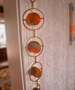 Happy Gardens Circle Rain Chain