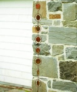 Happy Gardens Circle Rain Chain