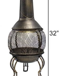 Happy Gardens Corona Steel Chimenea