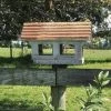 Happy Gardens Covered Bridge Bird Feeder Birdhouses/Baths