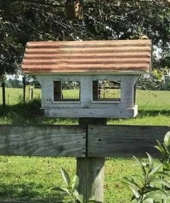 Happy Gardens Covered Bridge Bird Feeder Birdhouses/Baths