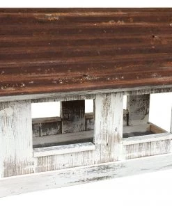 Happy Gardens Covered Bridge Bird Feeder Birdhouses/Baths