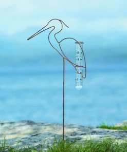 Happy Gardens Garden Stakes & Rain Gauges Crane Rain Gauge