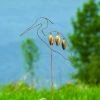 Happy Gardens Garden Stakes & Rain Gauges Crane With Bells Garden Stake