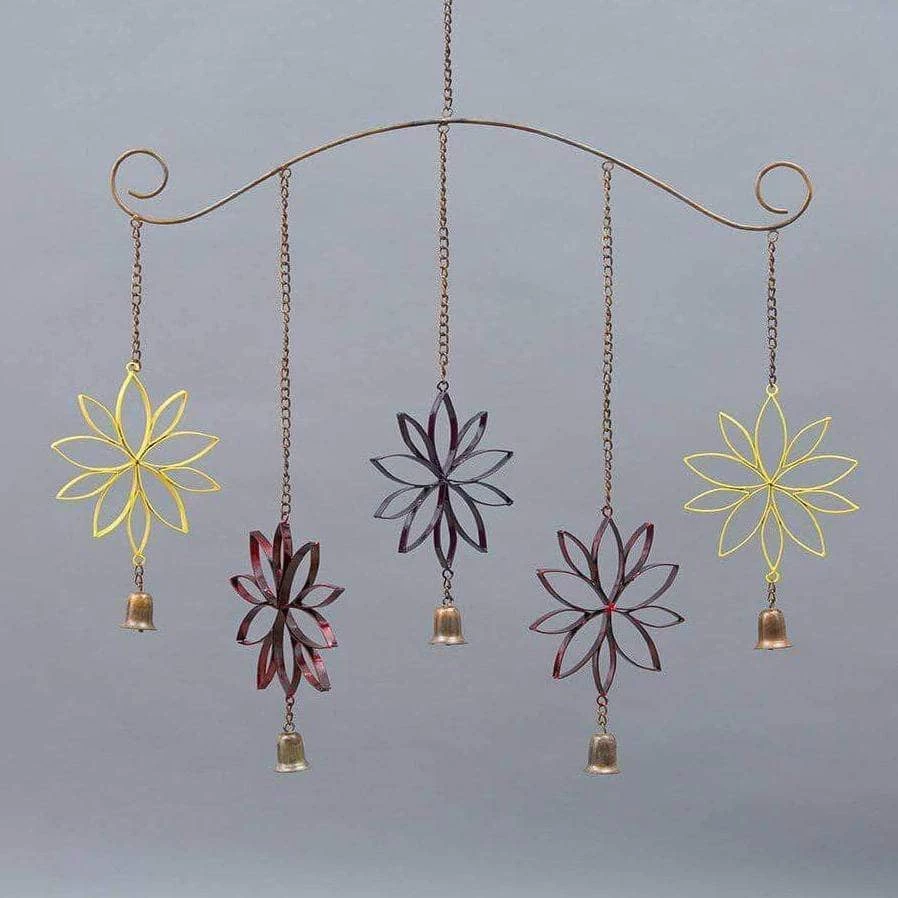 Happy Gardens Mobiles & Wind Chimes Daisy Multicolor Wind Chime 3 Happy Gardens Mobiles & Wind Chimes Daisy Multicolor Wind Chime