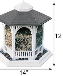 Happy Gardens Birdhouses/Baths Deluxe Gazebo Bird Feeder