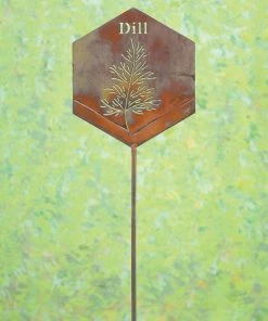 Happy Gardens Dill Herb Garden Stake Garden Stakes & Rain Gauges