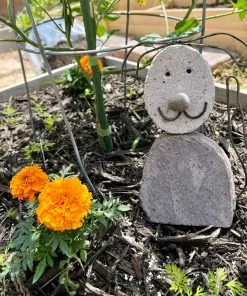 Happy Gardens Statues Dog River Stone Garden Statue 9 Happy Gardens Statues Dog River Stone Garden Statue