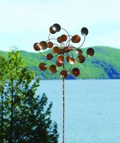 Happy Gardens Double Disc Wind Spinner