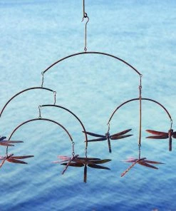 Happy Gardens Dragonflies Mobile Ornament For Your Garden
