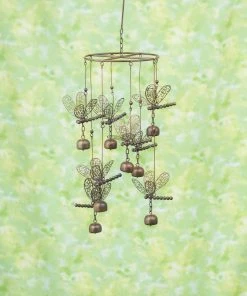 Happy Gardens Mobiles & Wind Chimes Dragonfly Bells Mobile