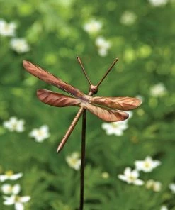Happy Gardens Dragonfly Garden Stake Garden Stakes & Rain Gauges