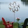 Happy Gardens Feather Staked Wind Spinner 32"