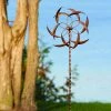 Happy Gardens Feather Wind Spinner, 15"