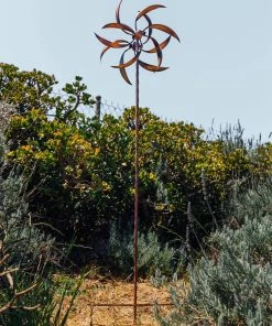 Happy Gardens Feather Wind Spinner, 15