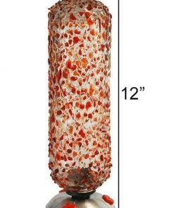 Happy Gardens Filigree Hummingbird Feeder, Cinnabar Sprinkles