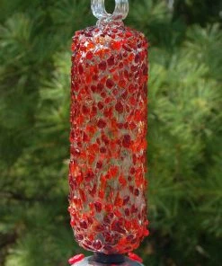 Happy Gardens Filigree Hummingbird Feeder, Cinnabar Sprinkles