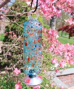 Happy Gardens Filigree Hummingbird Feeder, Sprinkles, 20 Oz.